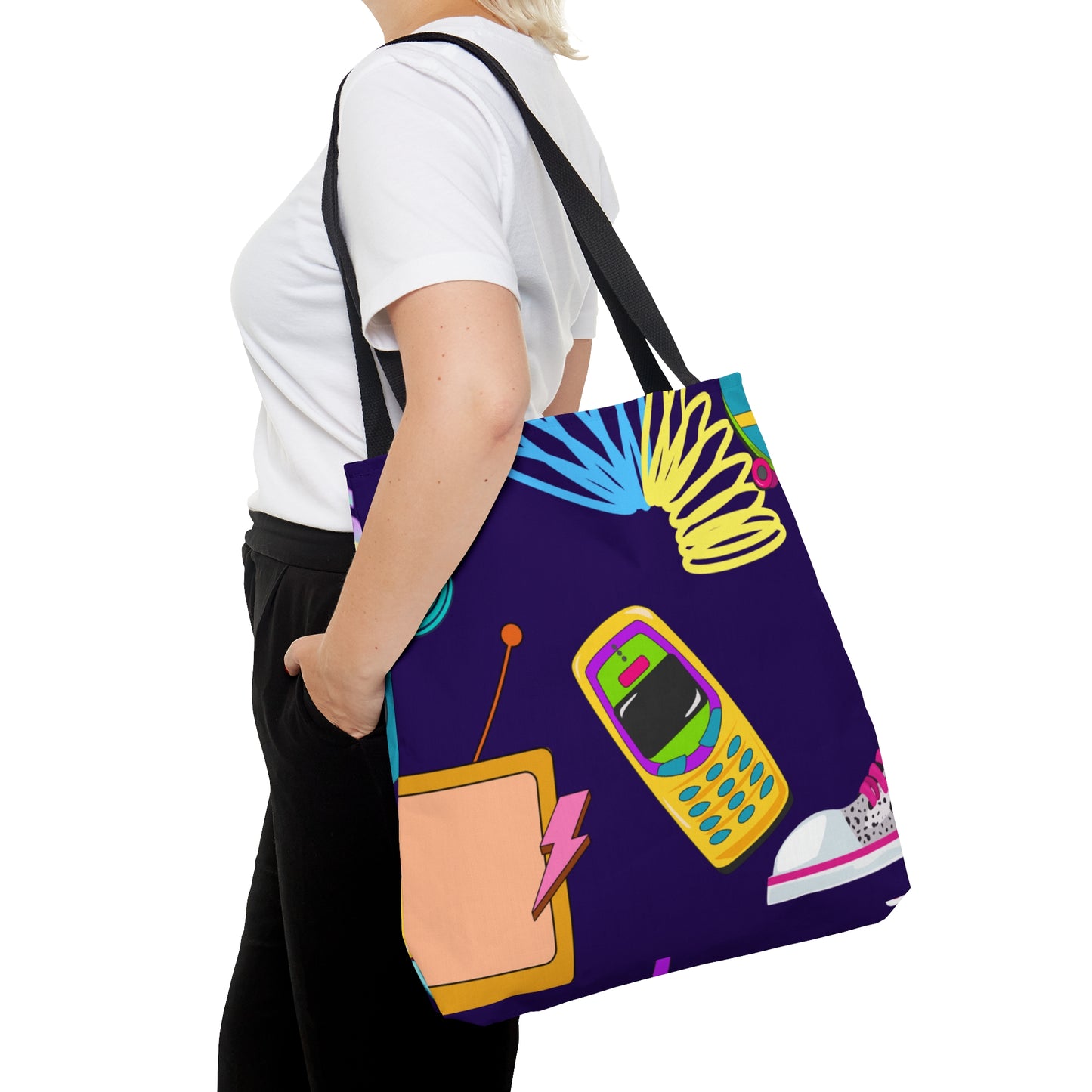 90s Kid Tote Bag (AOP)
