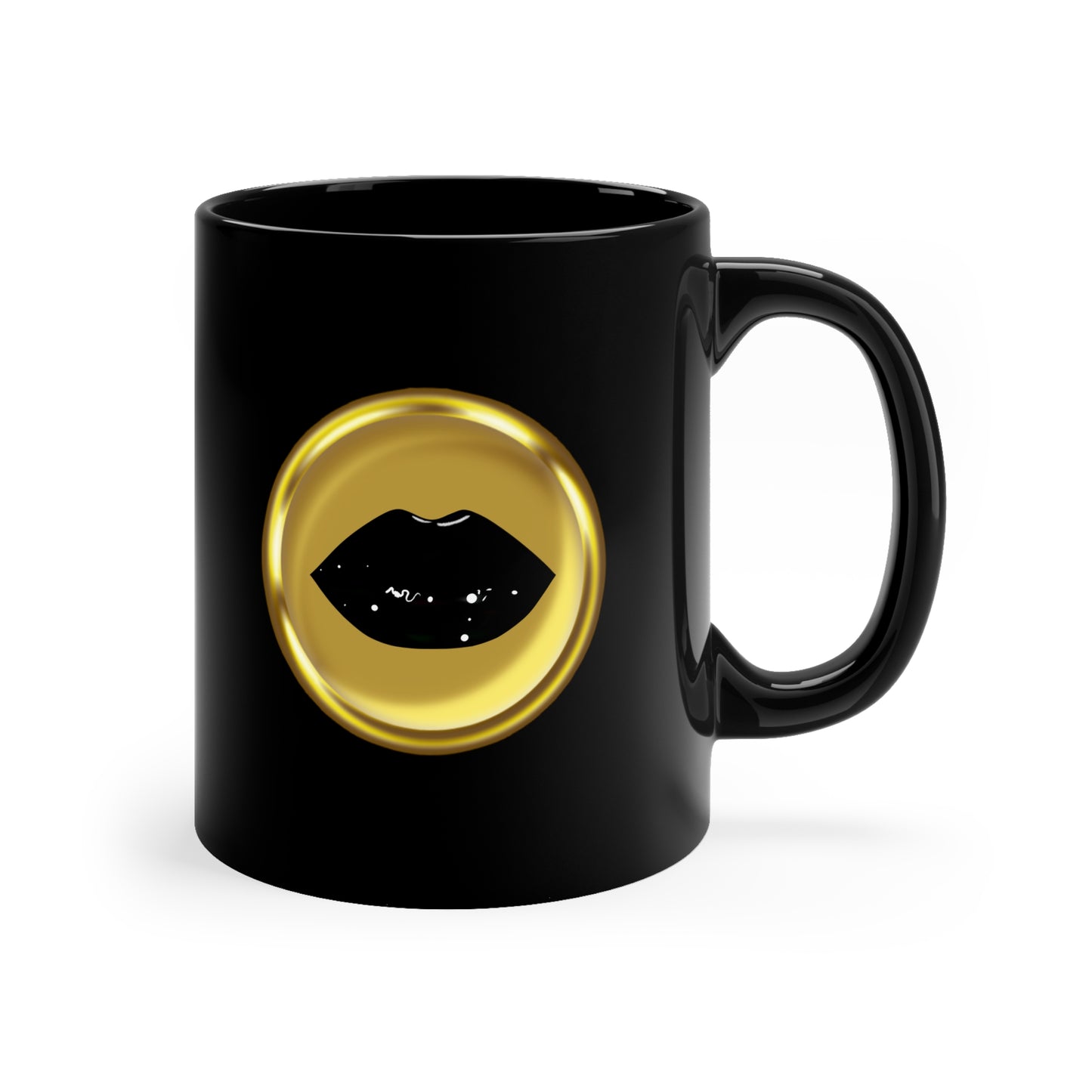 Wet Paint 11oz Black Mug