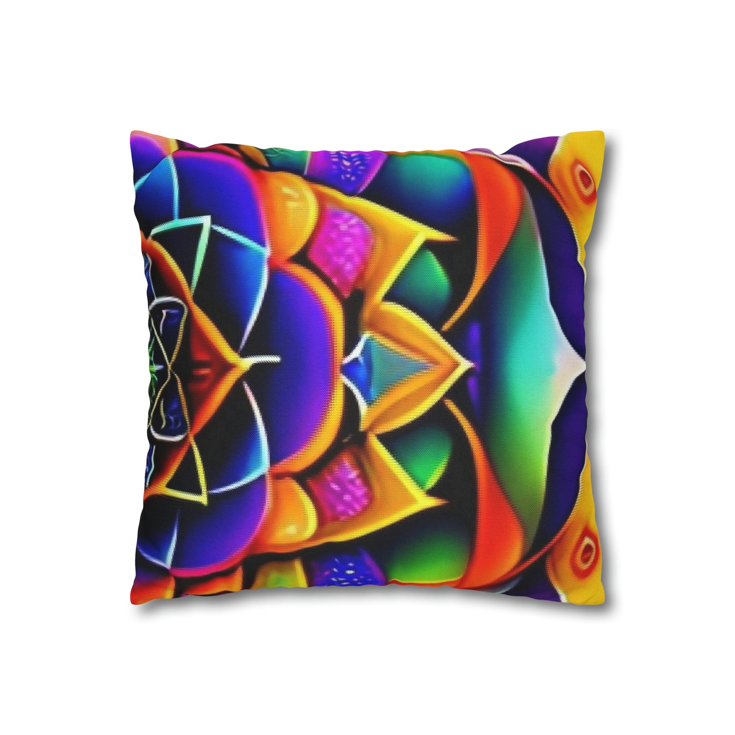 Spun Polyester Square Pillow Case