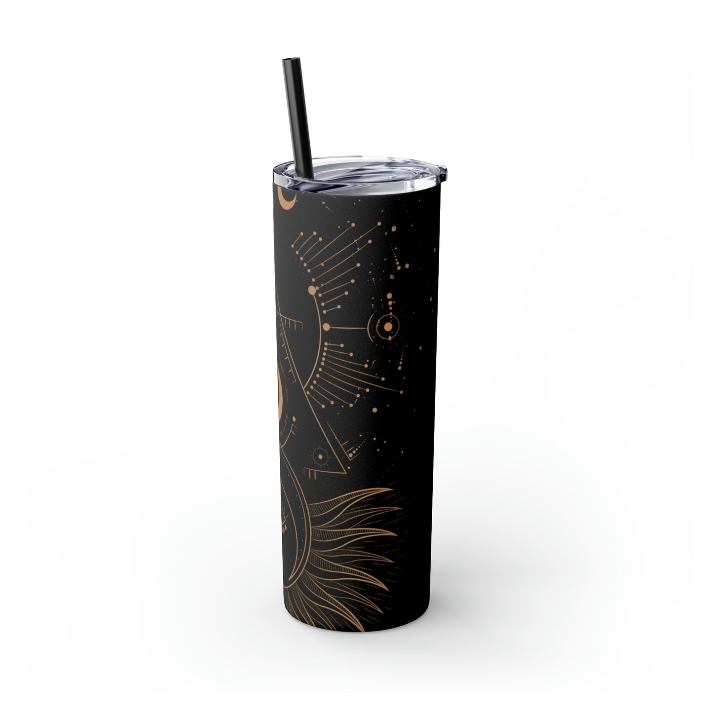 Cosmic Skinny Tumbler with Straw, 20oz
