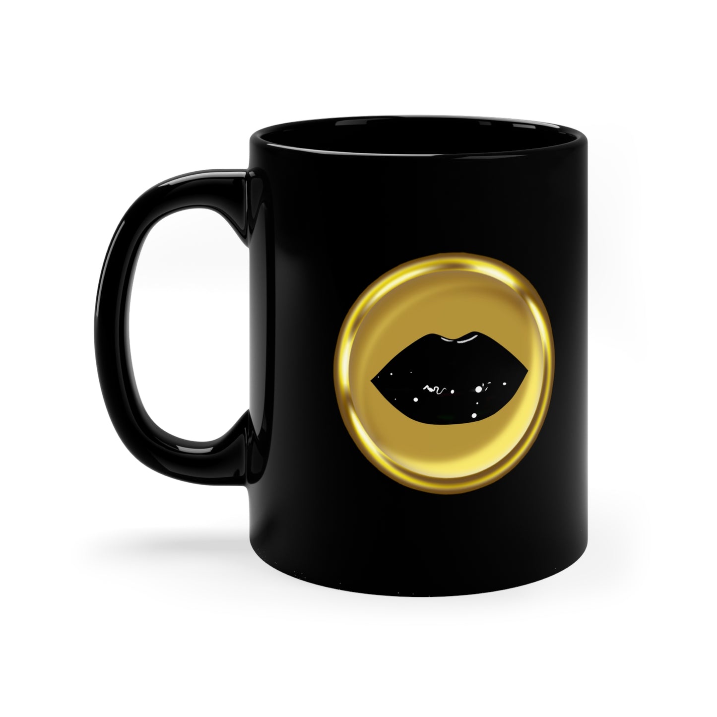 Wet Paint 11oz Black Mug