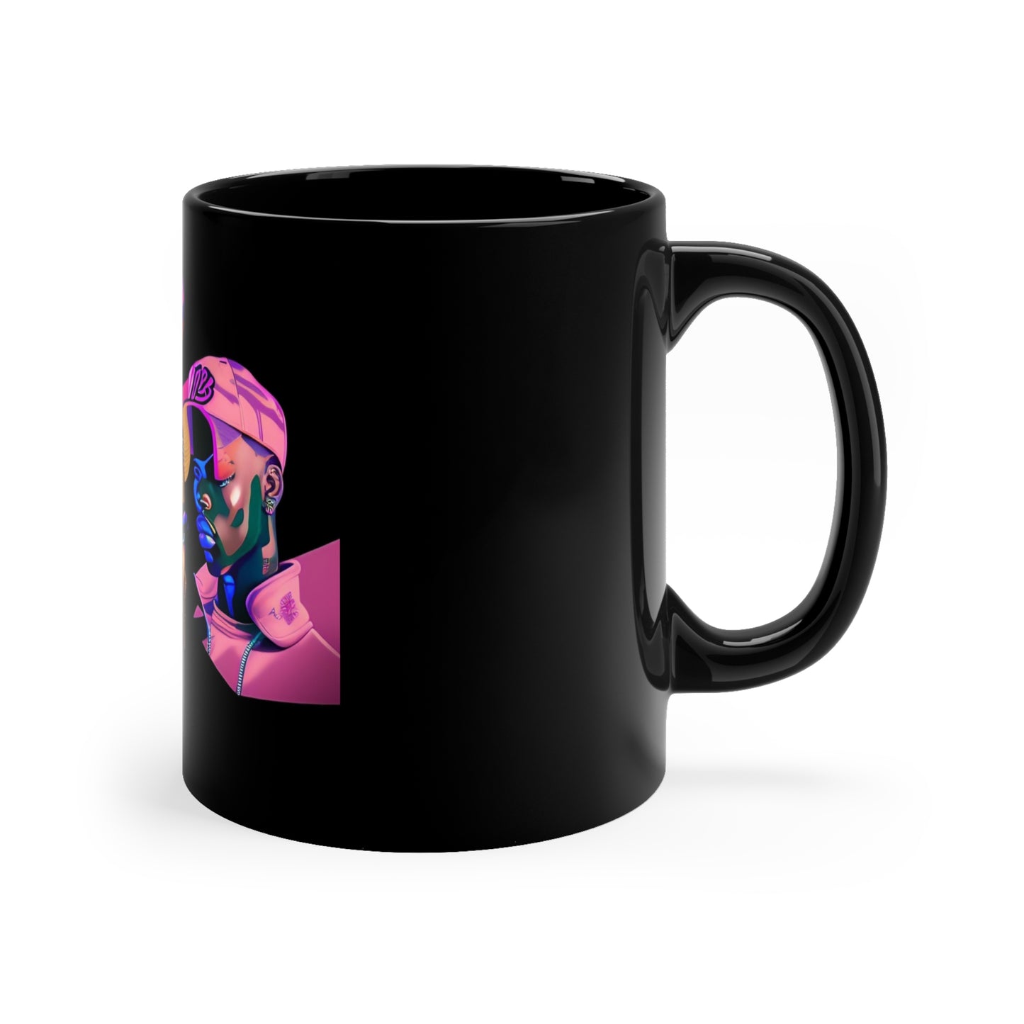 11oz Black Mug