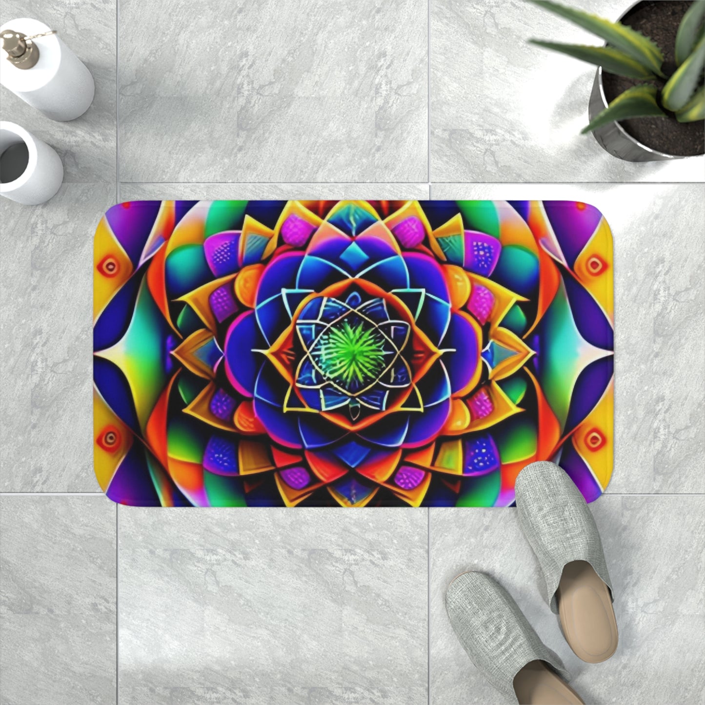 Mandela Effect Memory Foam Bath Mat