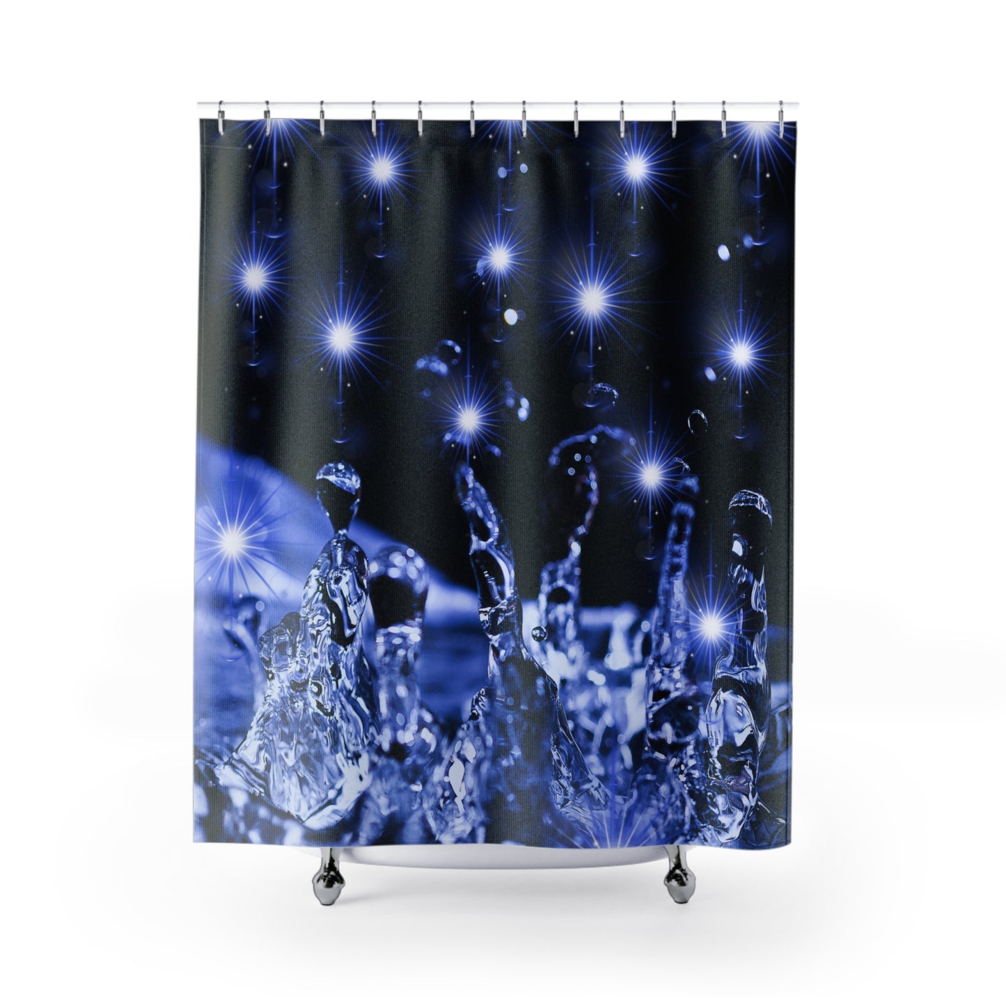 Water Drops Shower Curtains