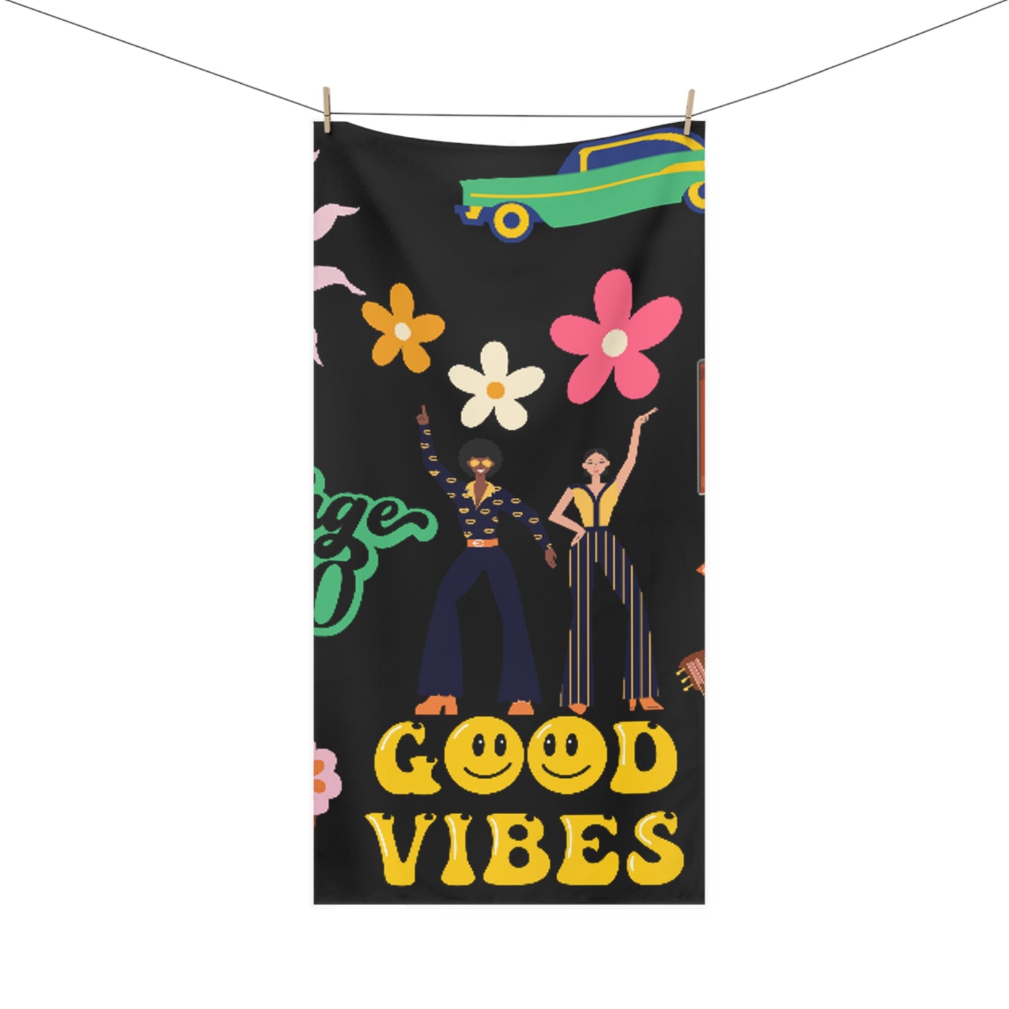 Good Vibes Mink-Cotton Towel