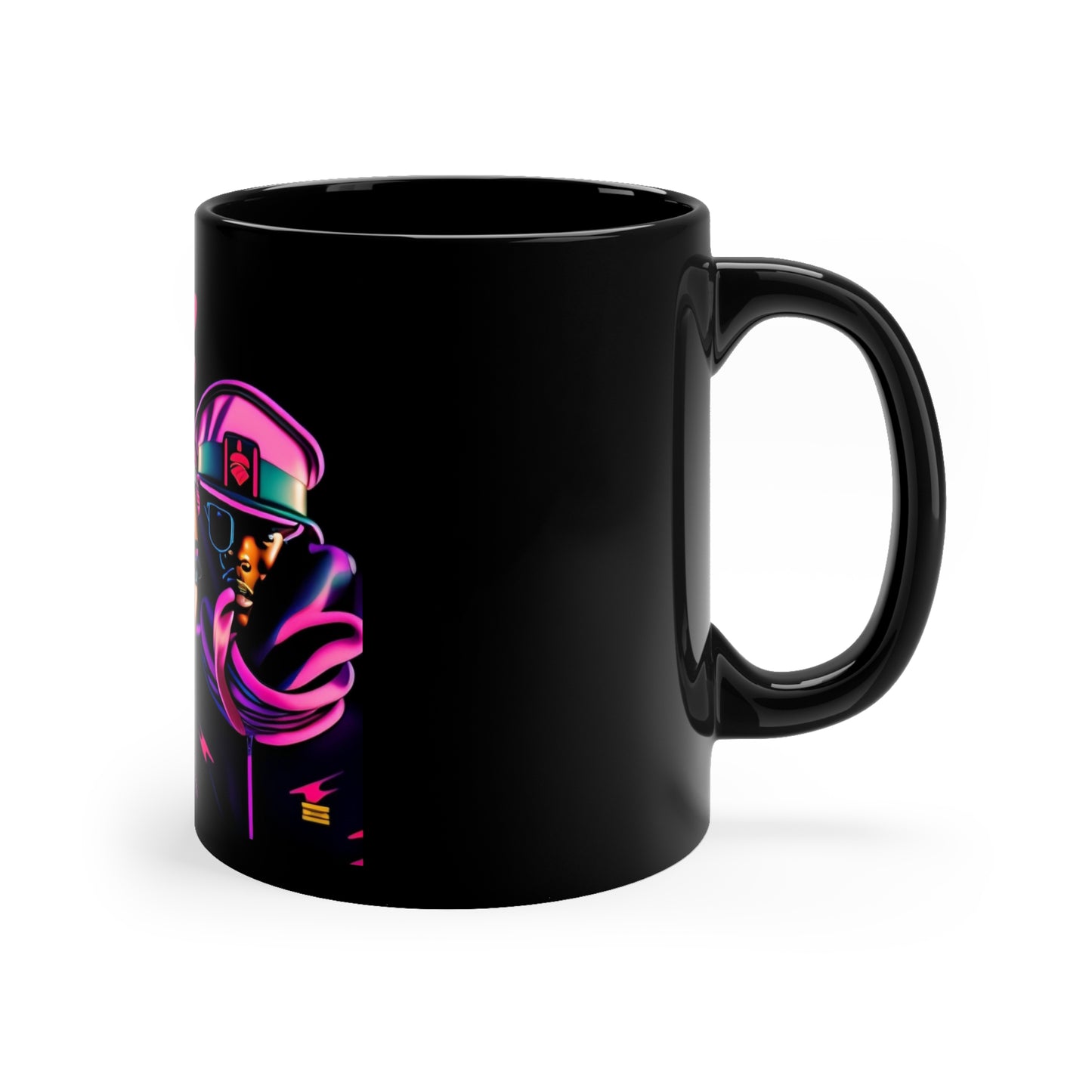 11oz Black Mug