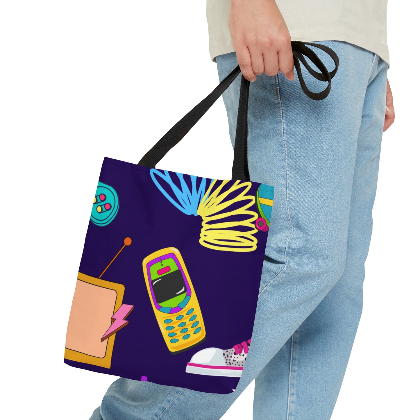 90s Kid Tote Bag (AOP)