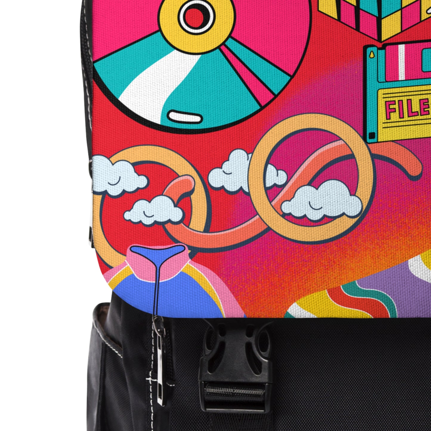 So 90s Unisex Casual Shoulder Backpack