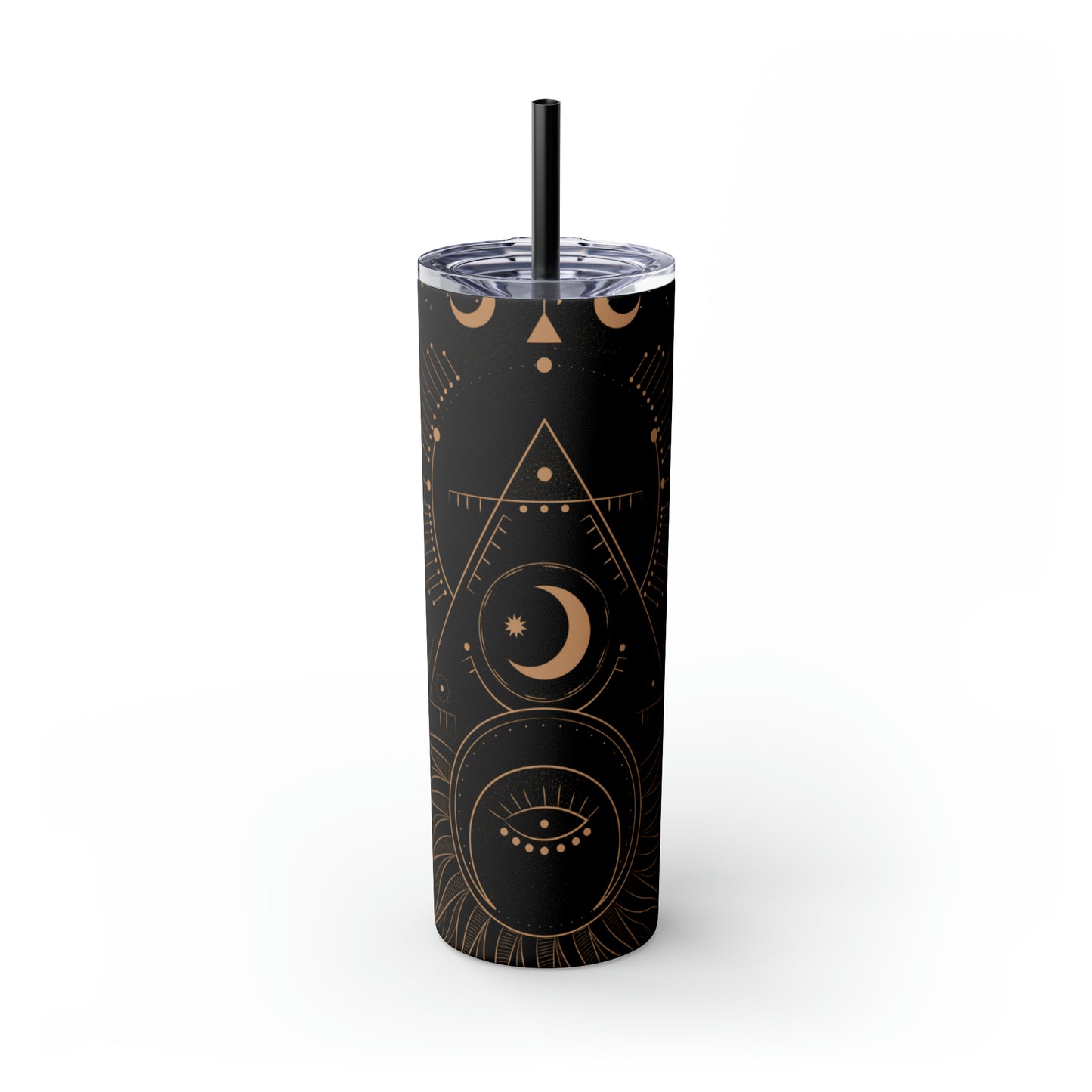 Cosmic Skinny Tumbler with Straw, 20oz