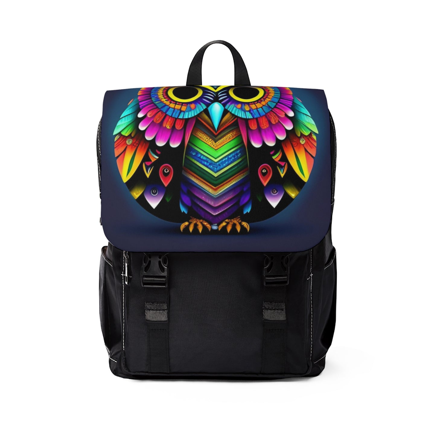 Whoo Unisex Casual Shoulder Backpack