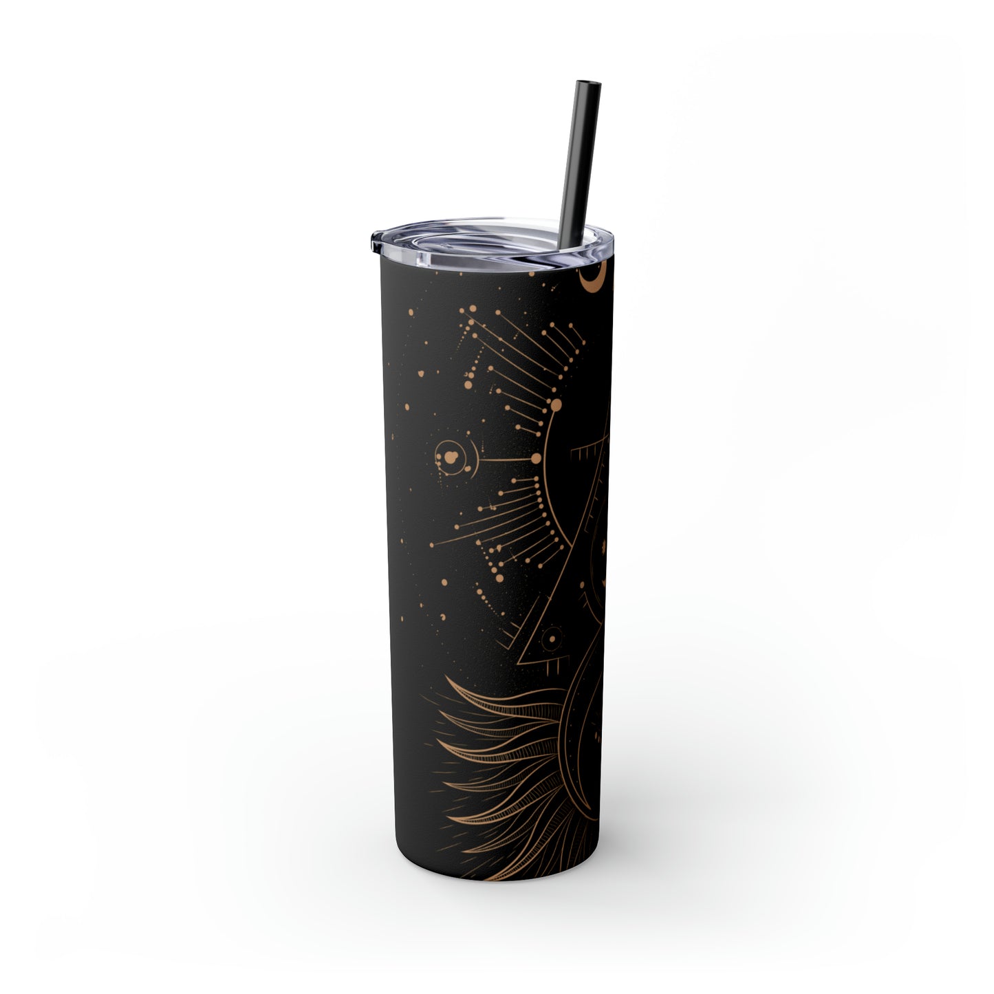 Cosmic Skinny Tumbler with Straw, 20oz