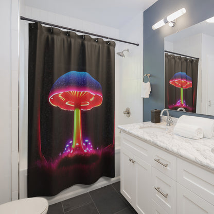 Shrooms Shower Curtains