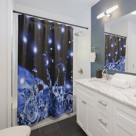 Water Drops Shower Curtains