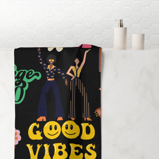 Good Vibes Mink-Cotton Towel